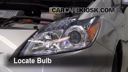 prius front light bulb replacement